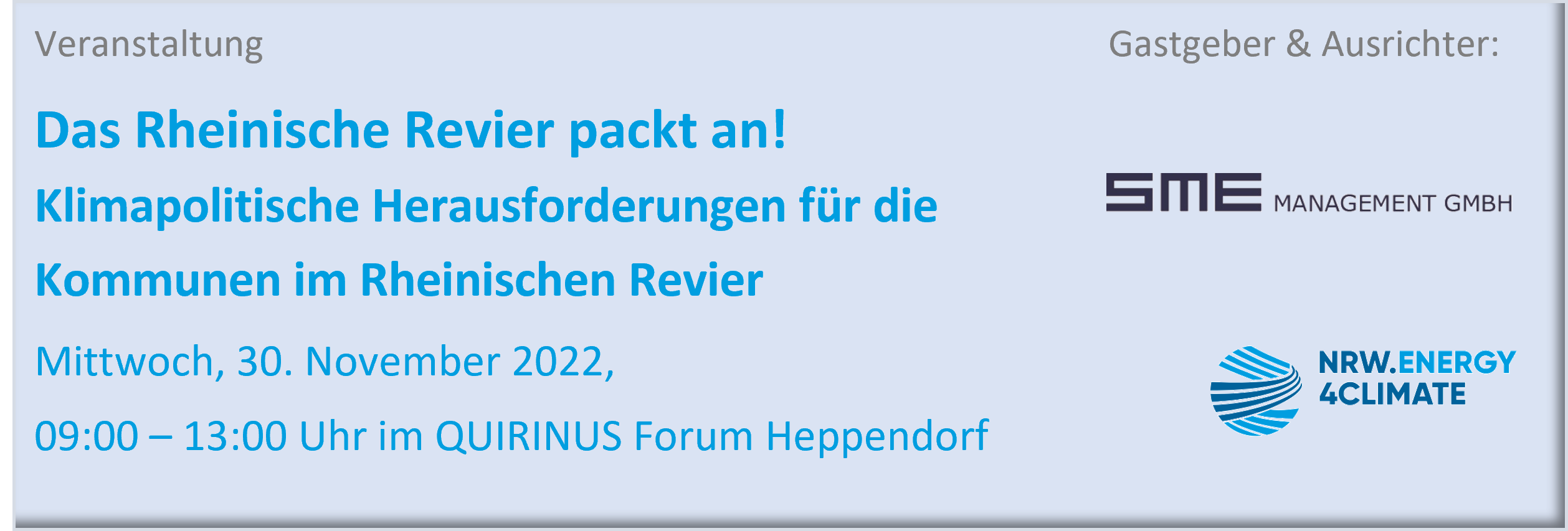 Das Rheinische Revier packt an! 30.11.2022